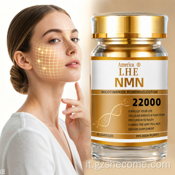 Supporto antietà in capsule NMN da 2200 mg certificate GMP